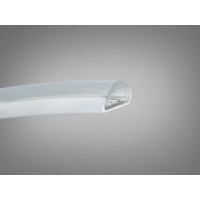 LED стрічка 220в, 120 шт/м, герметична, 10мм, рожевий Diasha P220-2835-120-PINK-65-12