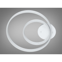 LED люстра 11 квадратів білий чорний 65Вт пульт Diasha 2538WHdimmer