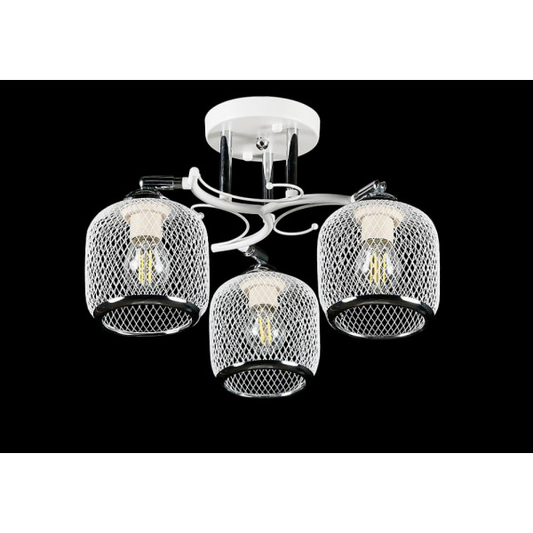 Люстра с плафонами  L06433/3 (WHITE+CHROME) Splendid-Ray
2593