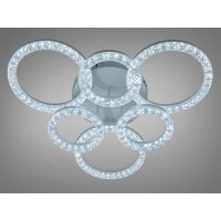 Стельова LED люстра кільця Diasha біла 113Вт Diasha MX4770/3+3WH