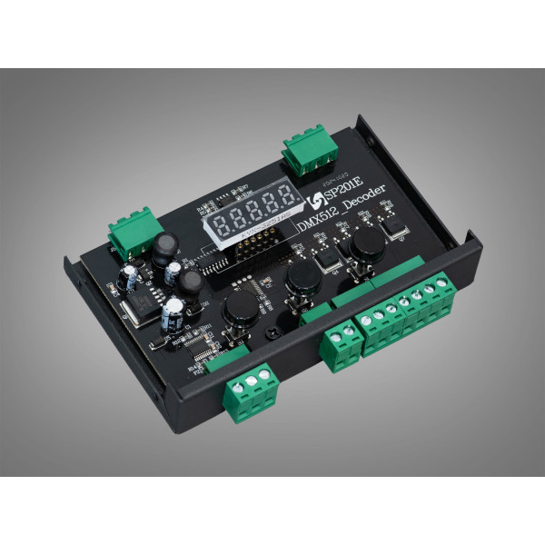 DMX контролер для RGB та SPI стрічки Diasha PC-H10-DMX512-SPI+RGBCW