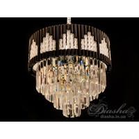 Люстра с хрусталем Diasha 9019B-BK+HR Люстра с хрусталем Diasha 9019B-BK+HR