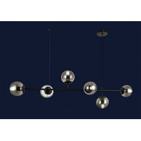 Люстра молекула Levistella 909XL3046-6 BK+BK