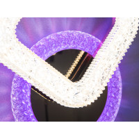 Привабливий Led світильник з кольоровою підсвіткою, 20W, золото Diasha 2205/1G