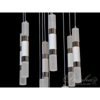 Светодиодная люстра-подвес Diasha 1015/10CR+WH 