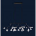 Люстра LED PETALS Levistella 918LP264-27 BK+CL