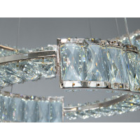 Люстра LED Diasha золото 2 кільця 60-40 см пульт Diasha 552/600+400G