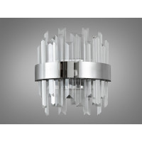 Настінний світильник бра LED 836-2CH хром 18 Вт три кольори світла кришталь Diasha 836/2CH