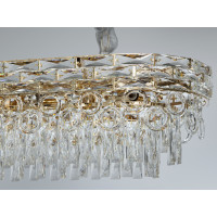 Хрустальная лампа 11 ламп золото Diasha D892-900x300G