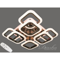 Светодиодная люстра с пультом управления Diasha HAS8060/4+4BHR LED 3color dimmer