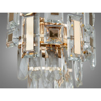 Классическое бра хрустальное на 2 лампы, золото Diasha 2018/2WSGD