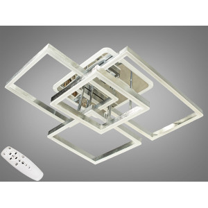 LED люстра потолочная с диммерным пультом и подсветкой Diasha 7008NEW HR LED RGB dimmer