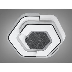 Сучасний LED світильник з регулюванням кольору світла, 44W, білий Diasha 4356