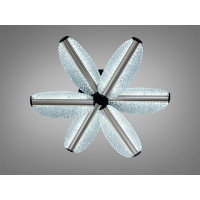 Люстра Diasha шампань LED 55W з пультом Diasha 2407/6SCG