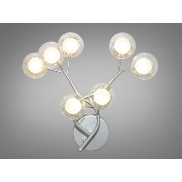 Настінний світильник бра Diasha Світлячок хром сатин 7 ламп Diasha B887-7BSL