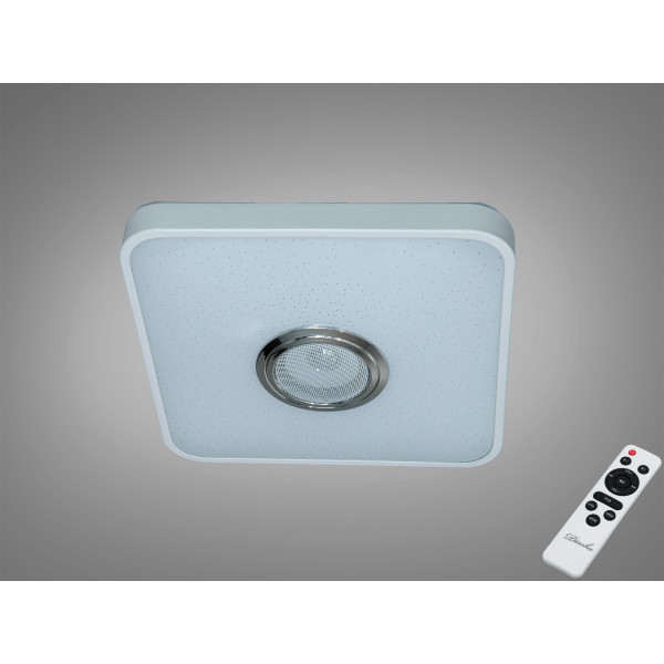 Світлодіодна смарт люстра біла 45 Вт з Bluetooth Diasha DB-8501B/280x280RGB+MP3