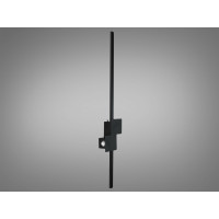 Оригінальний лінійний світлодіодний світильник на стіну, 25W, чорний Diasha 1552/800BK