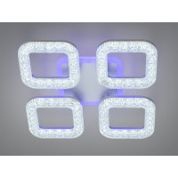 Пристельова люстра Серія Квадрати біла 50W LED пульт Diasha S2205/4WHLED3colordimmer