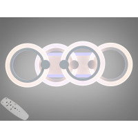 Led люстра потолочная с пультом 50W Diasha HA8022/2+2WHLED3colordimmer Led люстра потолочная с пультом 50W Diasha HA8022/2+2WHLED3colordimmer