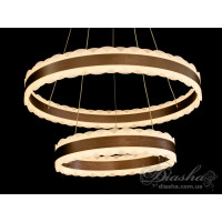 Люстры светодиодные кольца сатурна 180W Diasha 1028/400+600dimmer
