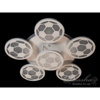 Светодиодная люстра "футбольные мячи" Diasha 8065/5+1WH LED 3color dimmer 