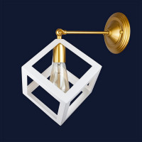 Светильники бра в стиле лофт Levistella 707W136F-1 GD+WH Светильники бра в стиле лофт Levistella 707W136F-1 GD+WH