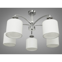 Люстра потлочная с абажуром 5 Е14 ламп Diasha 1018/5