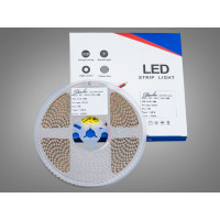 LED стрічка 24в, 180 діодів на метр, 8мм, холодний Diasha N24-2835-180-CW-20-8
