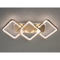 Люстра Diasha 8060 золото з LED елементами та регулюванням яскравості Diasha 8060/2+1GLED3colordimmer