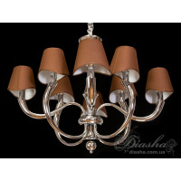 Люстра в зал с абажуром Diasha 19041/8HR
