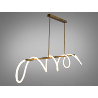 Люстра в зал светодиодная 32 Вт бронза Diasha SY9752-L1500GAB