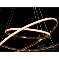 Люстра светодиодная декоративная кольца  Diasha MD9079-3AG-800+600+400 dimmer 