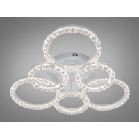 Стельова LED люстра кільця Diasha біла 113Вт Diasha MX4770/3+3WH