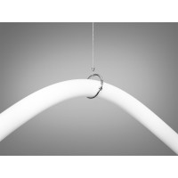 Люстри 2024 тренди, світлодіодна підвісна люстра Шланг, 22W, бронза Diasha SY9610-2000GAB