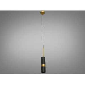 Сучасний світильник підвіс в стилі лофт, чорний+золото Diasha BO-5065BK+G