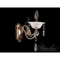 Класичне бра з кришталевими підвісками  Diasha 1569/1