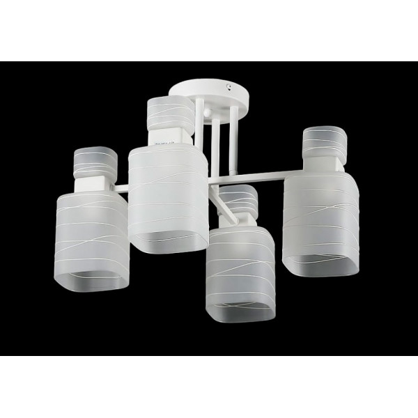 Люстра с плафонами  L07508/4 (WHITE) Splendid-Ray
1002554
