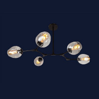 Люстра Loft Levistella 756LPR0231-5 BK+CL Люстра Loft Levistella 756LPR0231-5 BK+CL