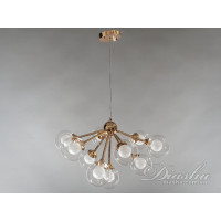 Люстра молекула в стиле Loft Diasha 81788/10G Люстра молекула в стиле Loft Diasha 81788/10G