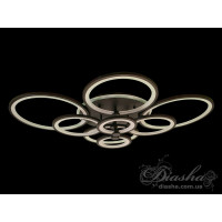 Люстра в зал потолочная светодиодная 235W 8022/8CFLED3colordimmer