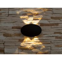 Уличное лед бра подсветка Diasha HS8165-4W-BK