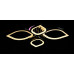 Светодиодная люстра LK30/2+2+A LED (ZBK) Splendid-Ray
2850263