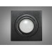 Квадратний поворотний точковий алюмінієвий світильник, чорний Diasha QXL-160B-10-S-BK