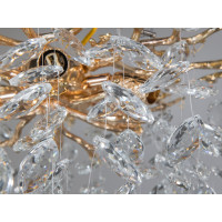 Граційна підвісна кришталева люстра, 6 ламп, хром Diasha 608-460G