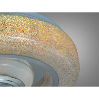 LED стельова люстра біла 45 Вт з Bluetooth колонкою Diasha DB-8314/300RGB+MP3