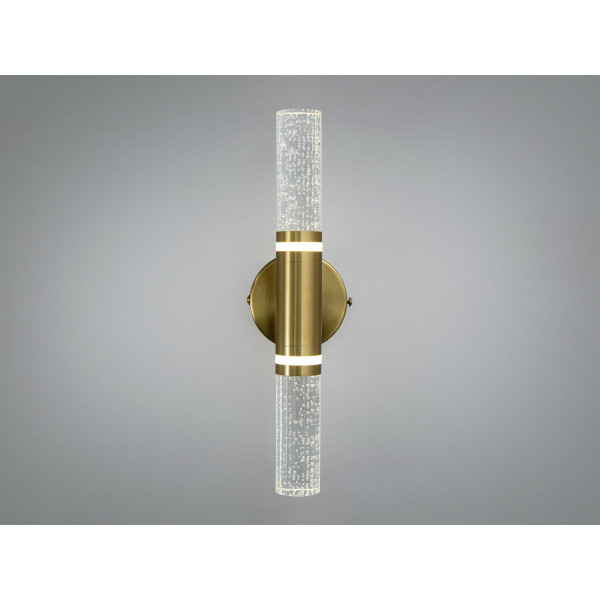 Настінне бра Diasha золото LED 6 Вт скло бульбашки Diasha 8149GD