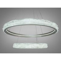 Кришталева світлодіодна люстра-підвіс, 60W Diasha 583-800+500G