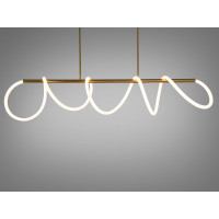 Люстра в зал светодиодная 32 Вт бронза Diasha SY9752-L1500GAB