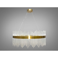 Кришталева люстра Q802 золото 44Вт стиль та світло Diasha Q802/800GD