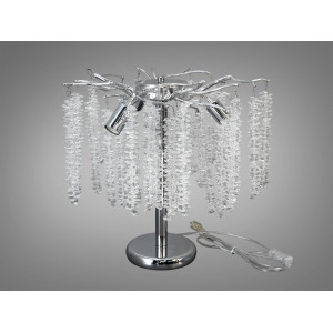 Вишукана настільна лампа, 3 лампи, золото Diasha 605-3TCH